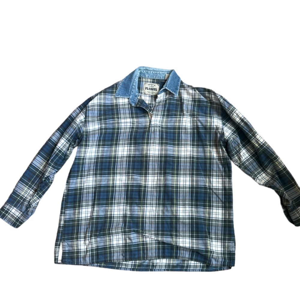 Blue Plaid Shirt